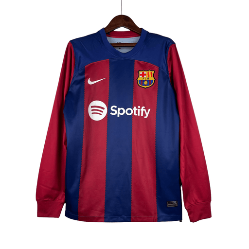 Barcelona 23/24 Long Sleeve Home - JERSEY4ALL