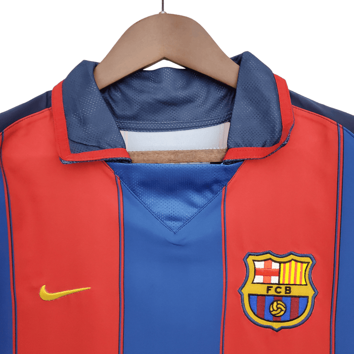 Barcelona Retro 03/04 Home - JERSEY4ALL