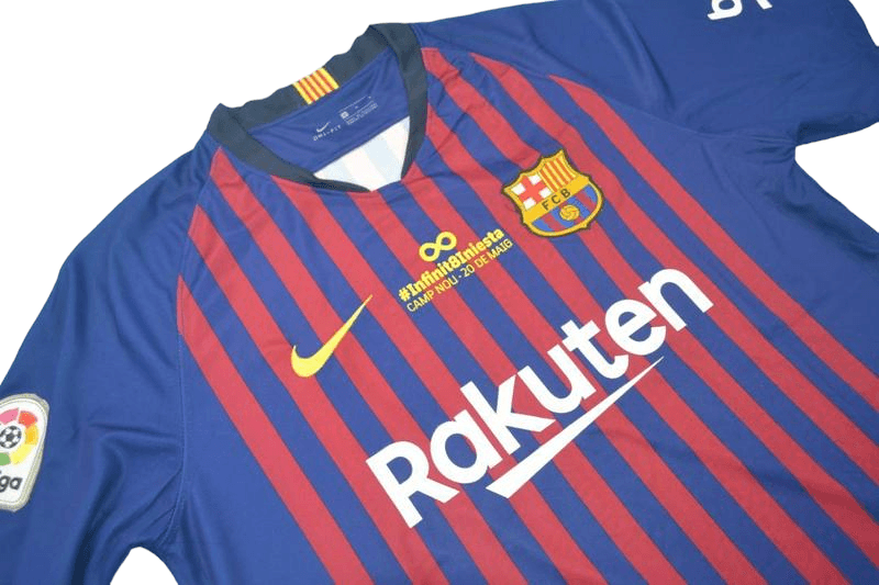 Barcelona Retro 18/19 Home Iniesta Version - JERSEY4ALL