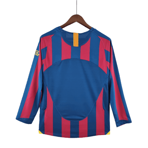 Barcelona Retro 2005/06 Long Sleeve Home - JERSEY4ALL