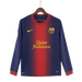 Barcelona Retro Long Sleeve 12/13 Home - JERSEY4ALL