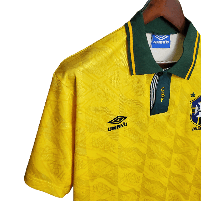 Brazil Retro 1991/93 Home - JERSEY4ALL