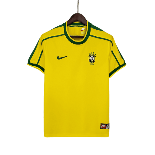 Brazil Retro 1998 Home - JERSEY4ALL