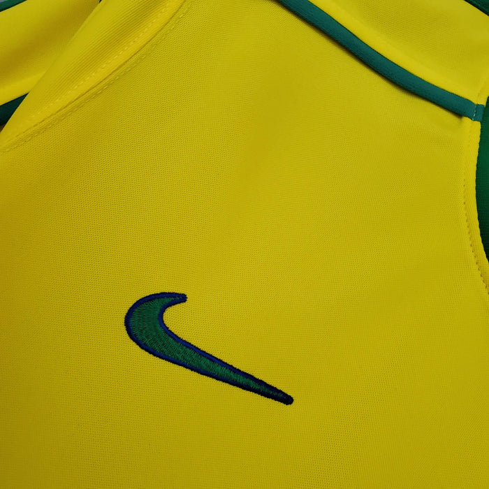 Brazil Retro 1998 Home - JERSEY4ALL