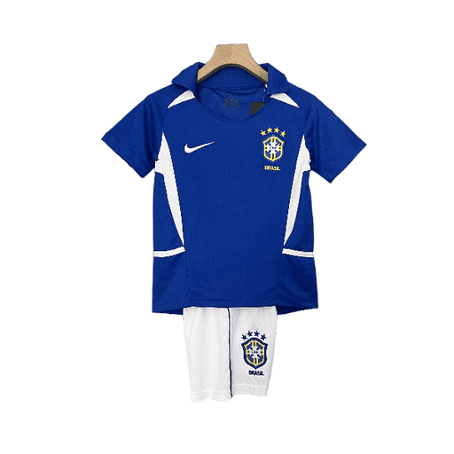 Brazil Retro 2002 Kids Away - JERSEY4ALL