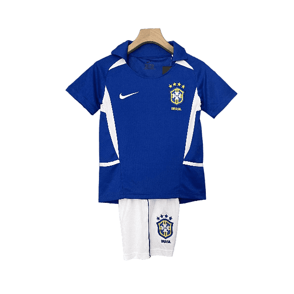 Brazil Retro 2002 Kids Away - JERSEY4ALL