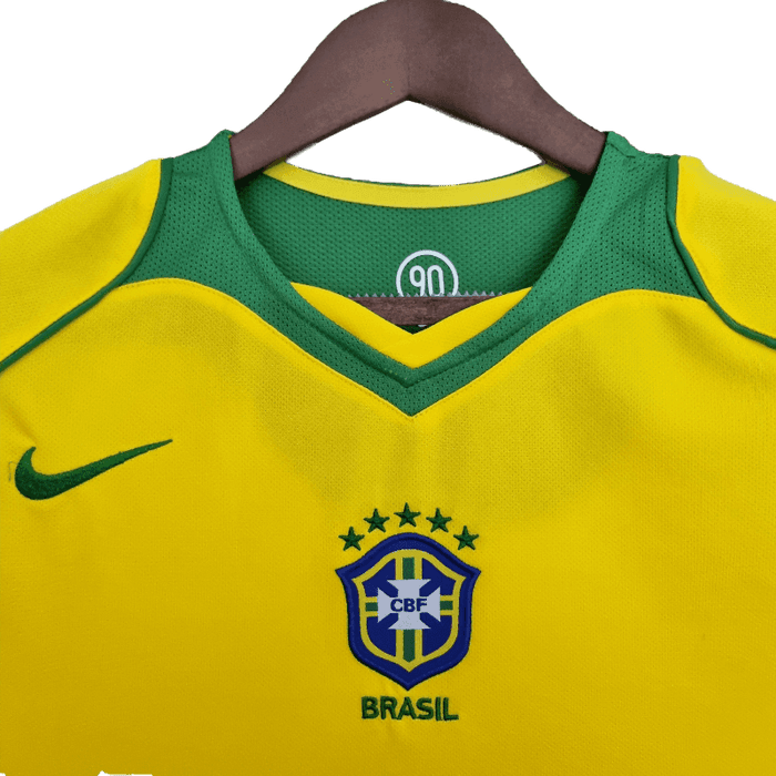 Brazil Retro 2004/06 Home - JERSEY4ALL