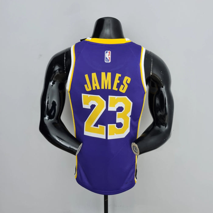 Maillot NBA de basket-ball 23 James des Los Angeles Lakers