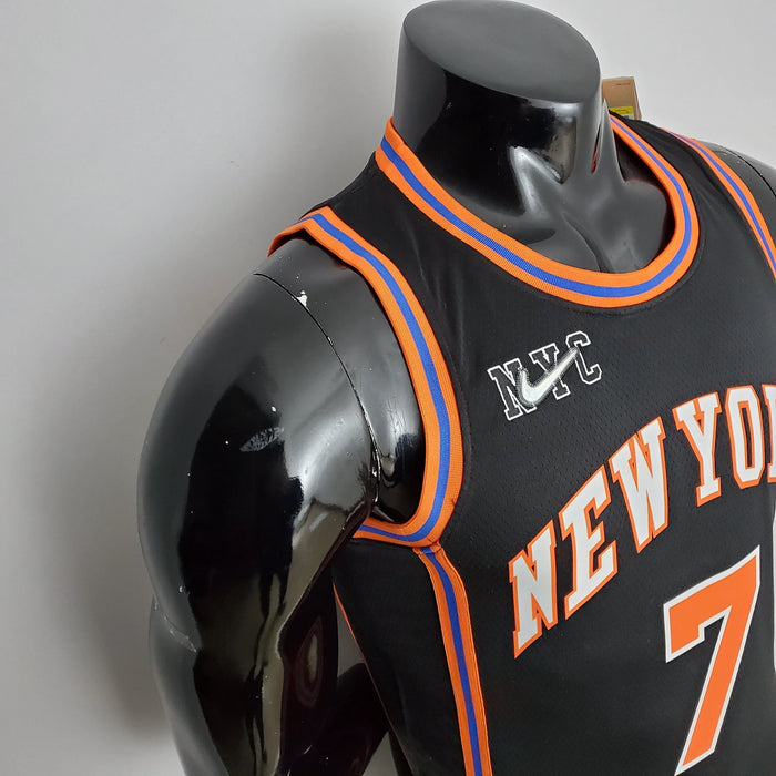 Camiseta de baloncesto de la NBA con el número 7 de Anthony de los New York Knicks