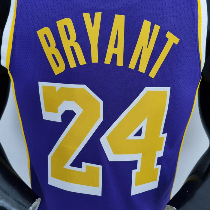 Camiseta de baloncesto de la NBA con el número 24 de Bryant de Los Angeles Lakers