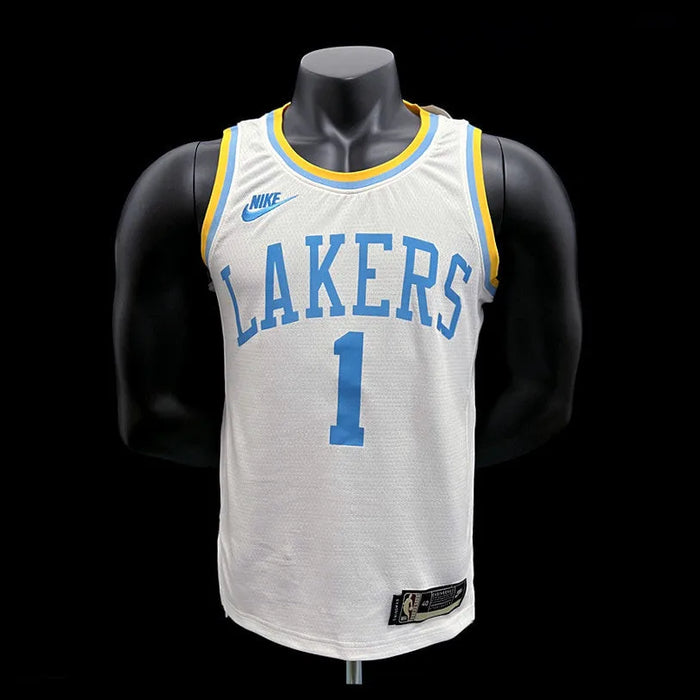 Los Angeles Lakers 1 RUSSSELL NBA Basket Jersey