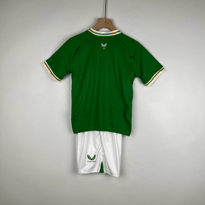 Camiseta de fútbol local de Irlanda 2023 para niños