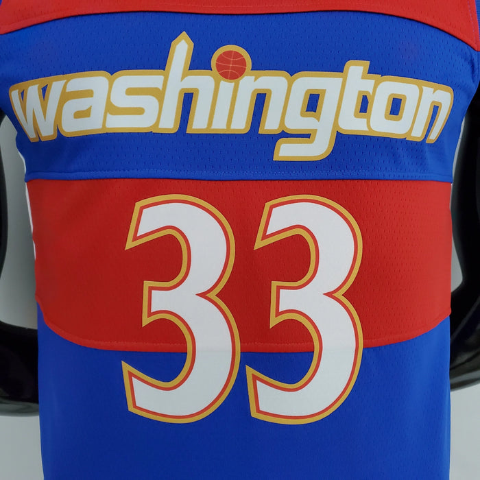 Camiseta de baloncesto de la NBA con el número 33 de Kuzma de los Washington Wizards