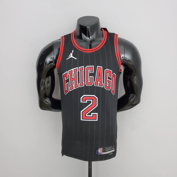 Camiseta de baloncesto de la NBA de 2 bolas de los Chicago Bulls