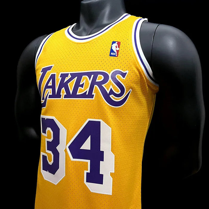 Camiseta de baloncesto de la NBA O'NEAL34 de Los Angeles Lakers