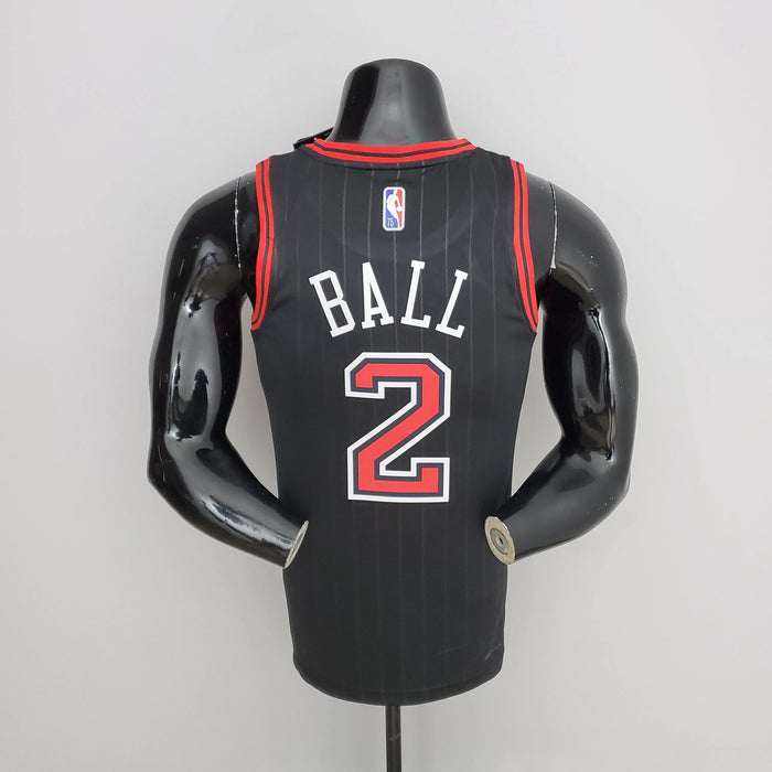 Camiseta de baloncesto de la NBA de 2 bolas de los Chicago Bulls