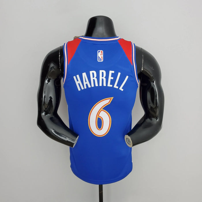 Camiseta de baloncesto de la NBA con el número 6 de Harrell de los Washington Wizards