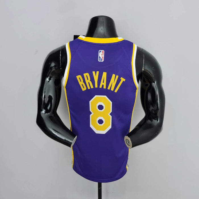 Camiseta de baloncesto de la NBA con el número 8 de Bryant de Los Angeles Lakers