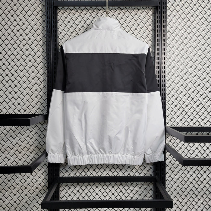 Veste coupe-vent Milan 23/24 - Blanc et noir