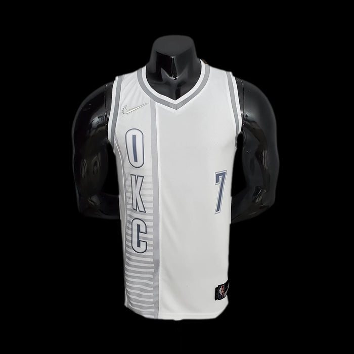 Oklahoma City Thunder 7 ANTHONY NBA Basket Jersey