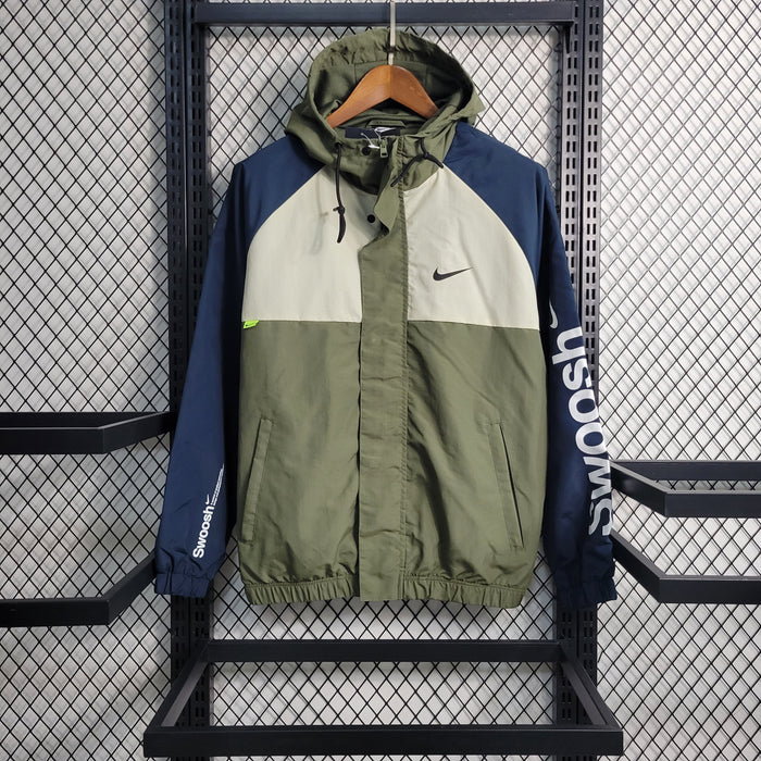 Veste coupe-vent Nike verte 23/24