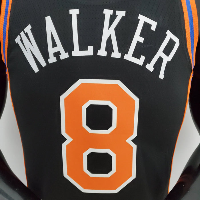 Camiseta de baloncesto de la NBA con el número 8 de Walker de los New York Knicks