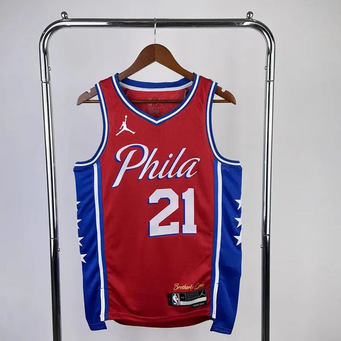 Camiseta de baloncesto de la NBA EMBIID 21 de los Philadelphia 76ers