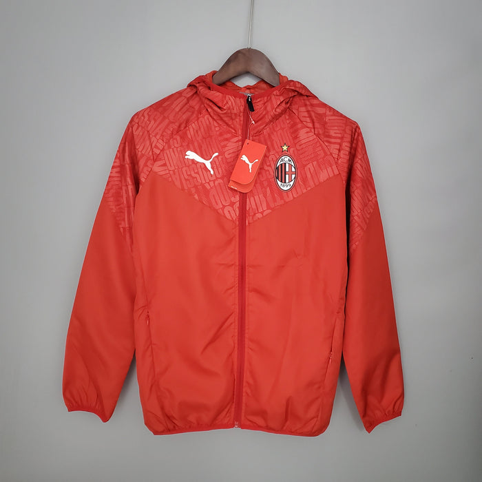 Milan red windbreaker