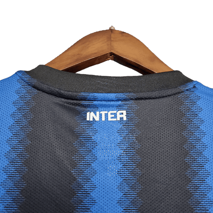 Intern Milan Retro 2010/11 Long Sleeve Home - JERSEYS4ALL