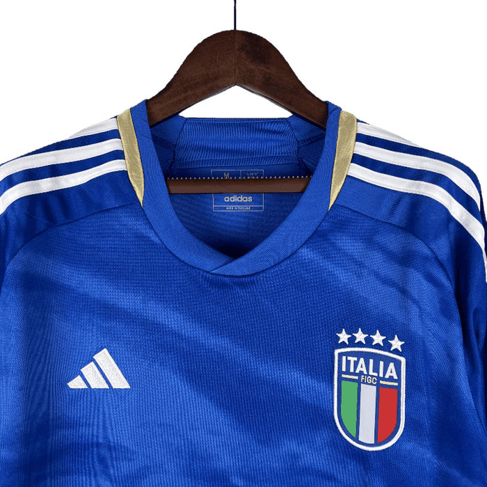 Italy 2023 Long Sleeve Home - JERSEYS4ALL