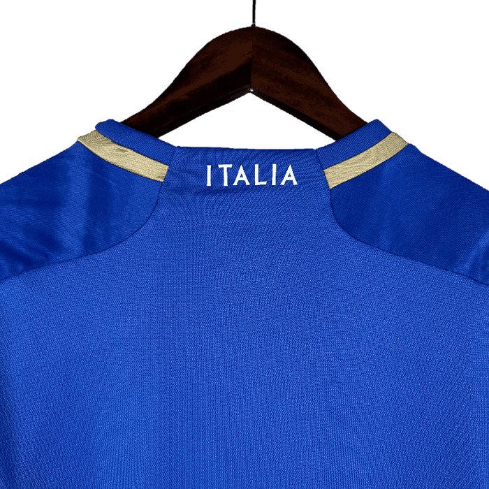 Italy 2023 Long Sleeve Home - JERSEYS4ALL