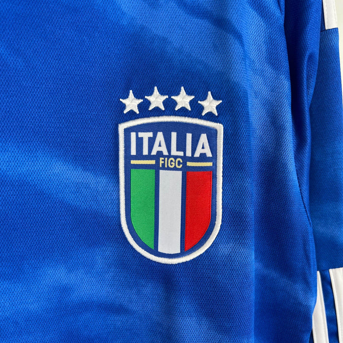 Italy 2023 Long Sleeve Home - JERSEYS4ALL