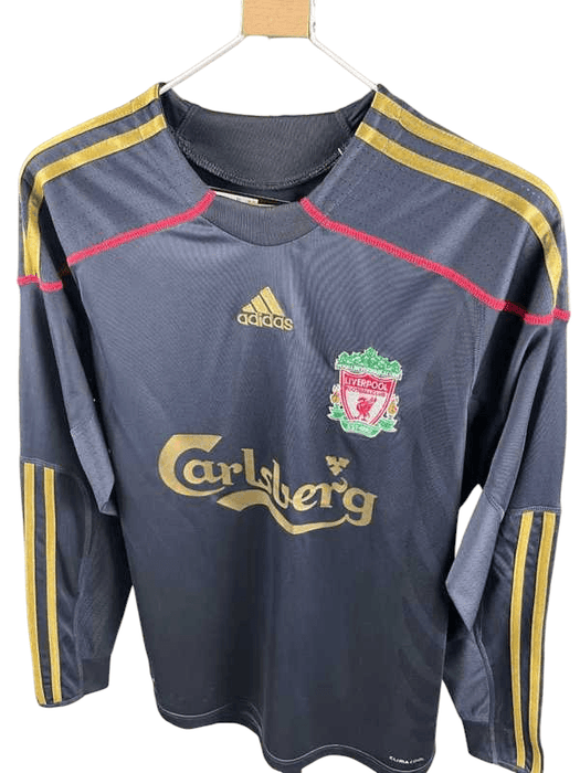 Liverpool Retro Long Sleeve 09/10 Away - JERSEYS4ALL