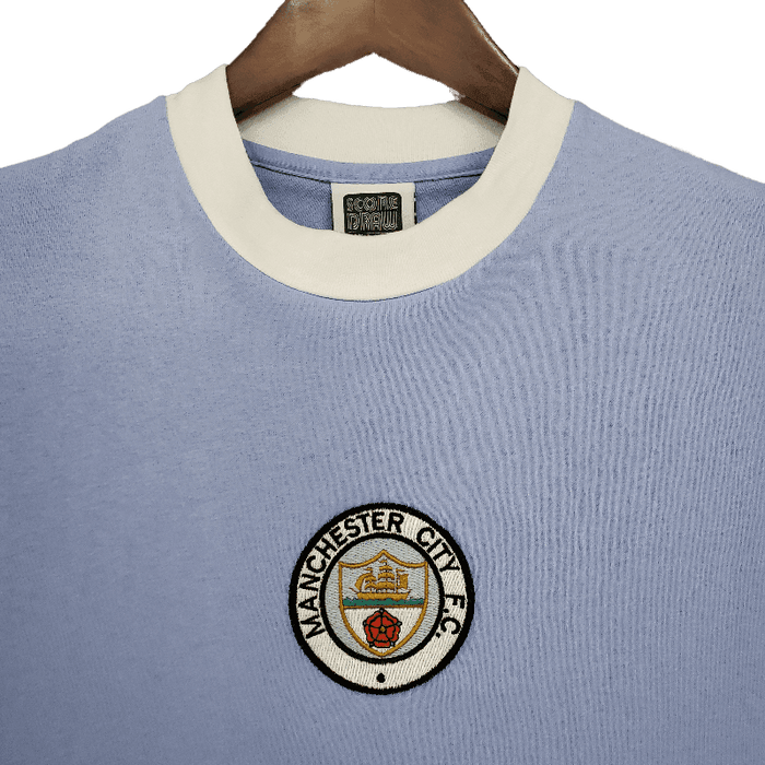 Manchester City Retro 1972 Home - JERSEYS4ALL