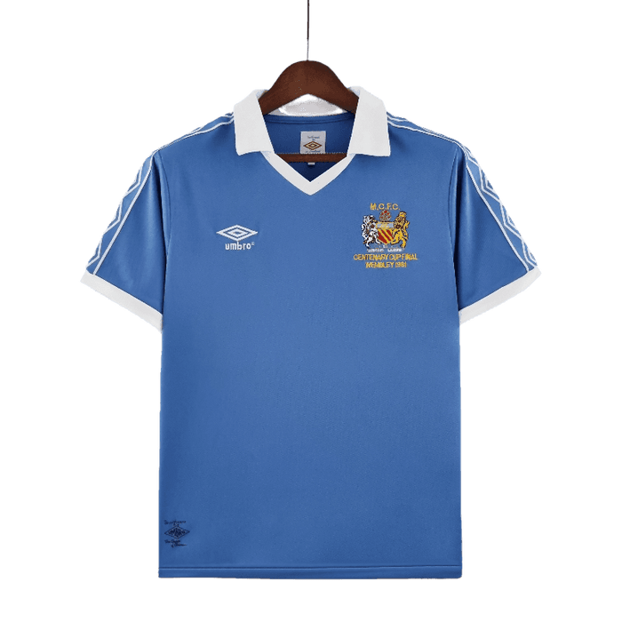 Manchester City Retro 1981/82 Home - JERSEYS4ALL