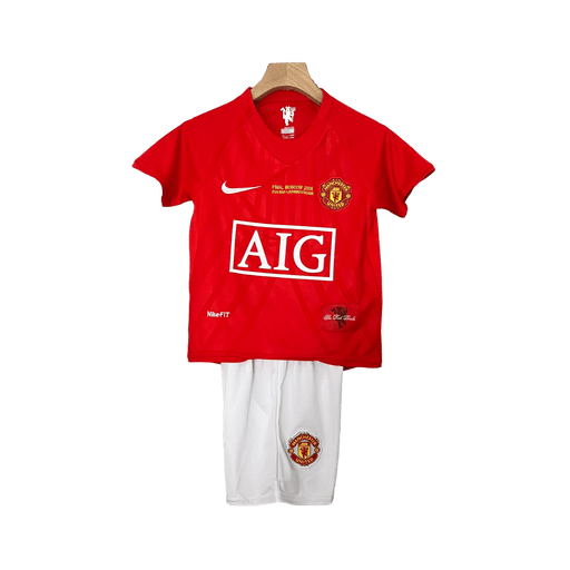 Manchester United 07/08 Kids Champions League Version Home - JERSEYS4ALL