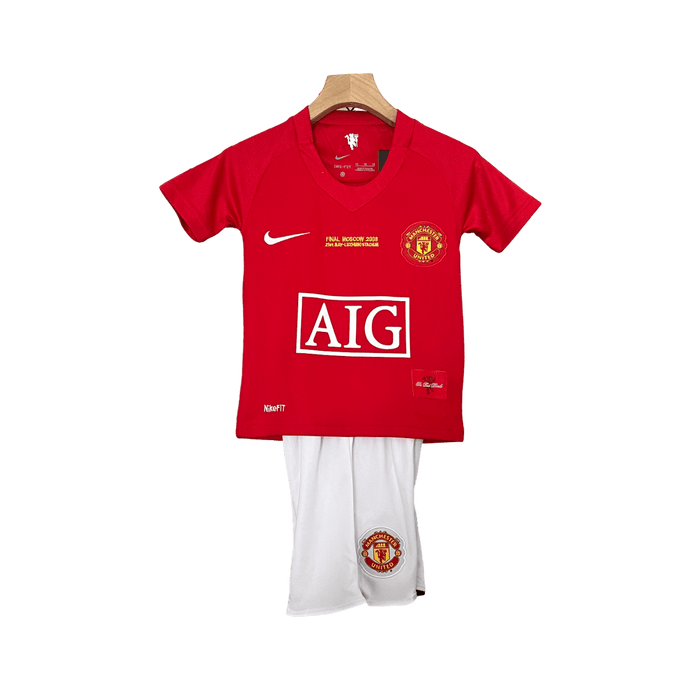 Manchester United 07/08 Kids UEFA Champions League Home - JERSEYS4ALL