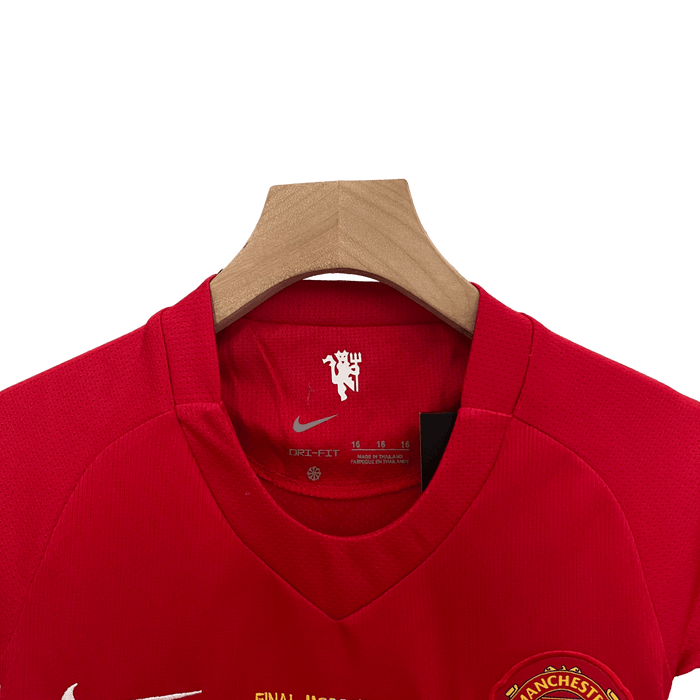 Manchester United 07/08 Kids UEFA Champions League Home - JERSEYS4ALL