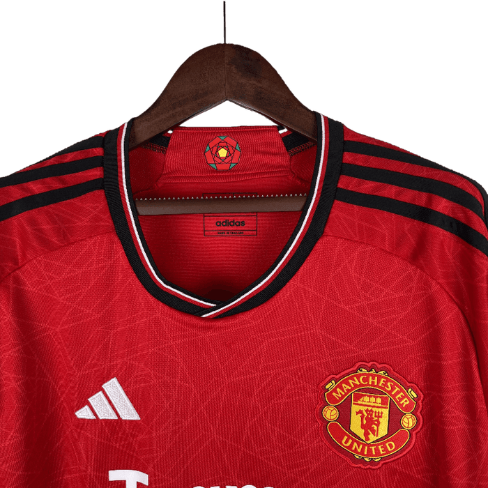 Manchester United 23/24 Long Sleeve Home - JERSEYS4ALL