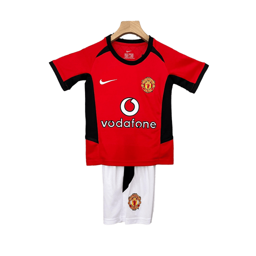 Manchester United Retro 02/04 Kids Home - JERSEYS4ALL