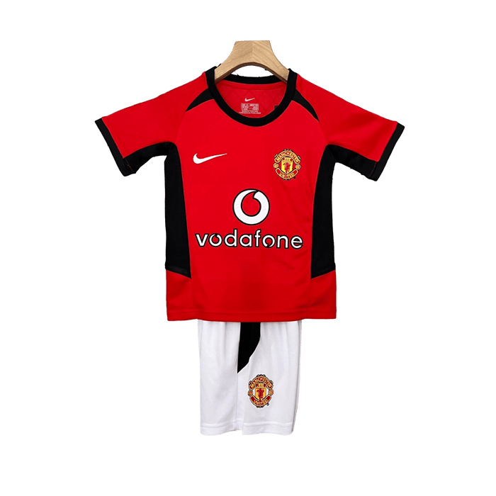 Manchester United Retro 02/04 Kids Home - JERSEYS4ALL