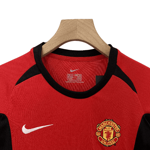 Manchester United Retro 02/04 Kids Home - JERSEYS4ALL