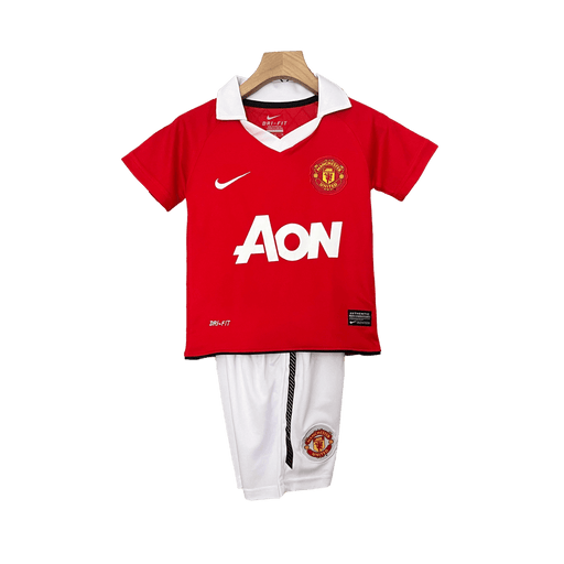 Manchester United Retro 10-11 Kids Home - JERSEYS4ALL