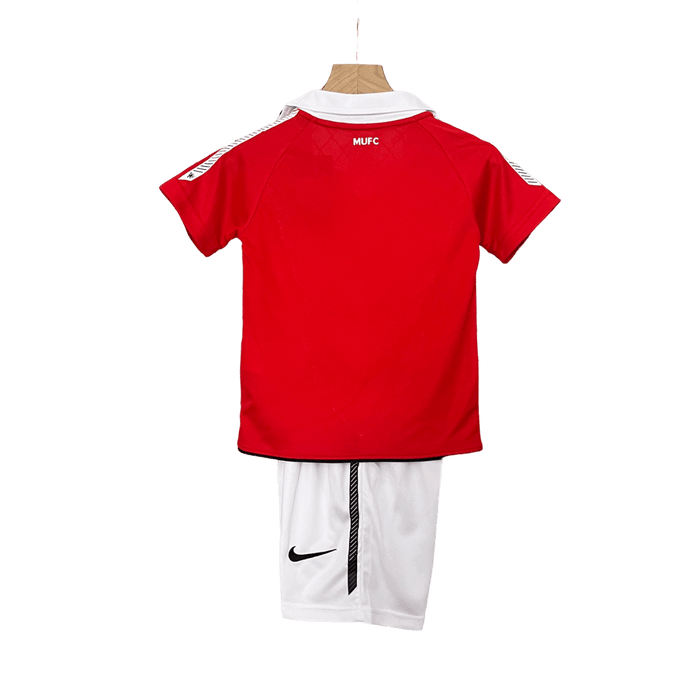 Manchester United Retro 10-11 Kids Home - JERSEYS4ALL