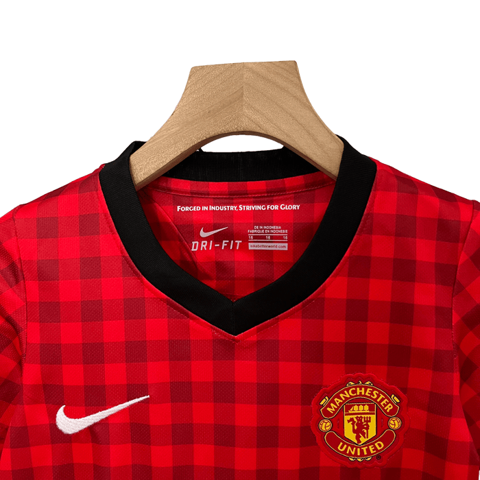 Manchester United Retro 12-13 Kids Home - JERSEYS4ALL