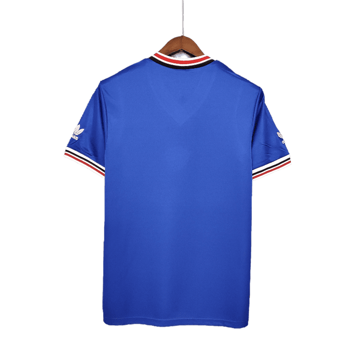 Manchester United Retro 1985/86 Away Blue - JERSEYS4ALL