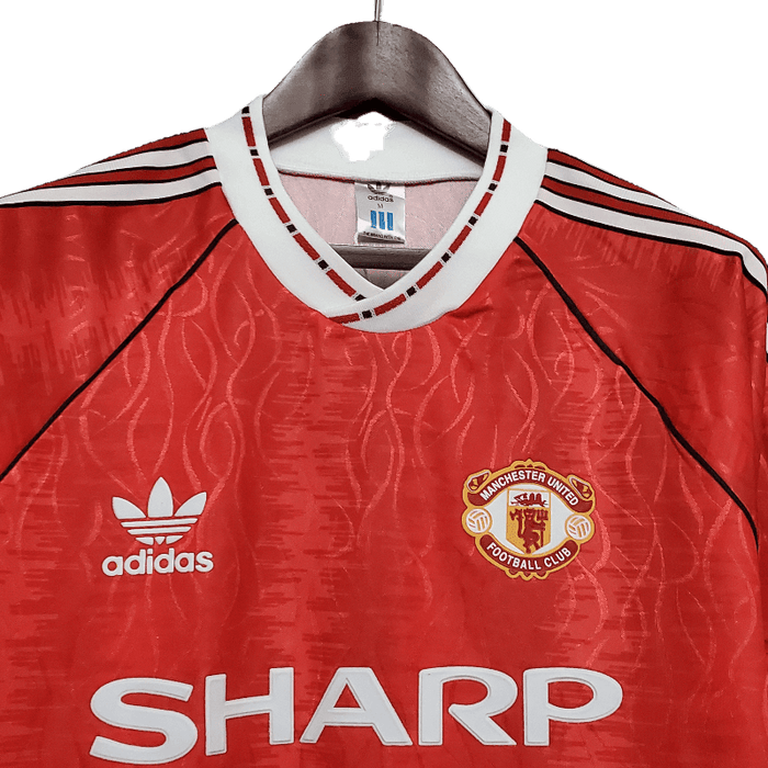 Manchester United Retro 1990/92 Home - JERSEYS4ALL