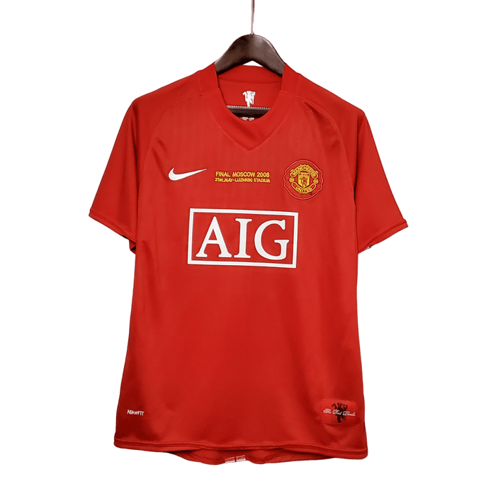 Manchester United Retro 2007/08 Champions League Version Home - JERSEYS4ALL