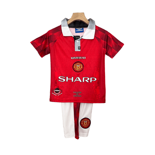 Manchester United Retro 96-97 Kids Home - JERSEYS4ALL