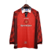 Manchester United Retro Long Sleeve 1996 Home - JERSEYS4ALL